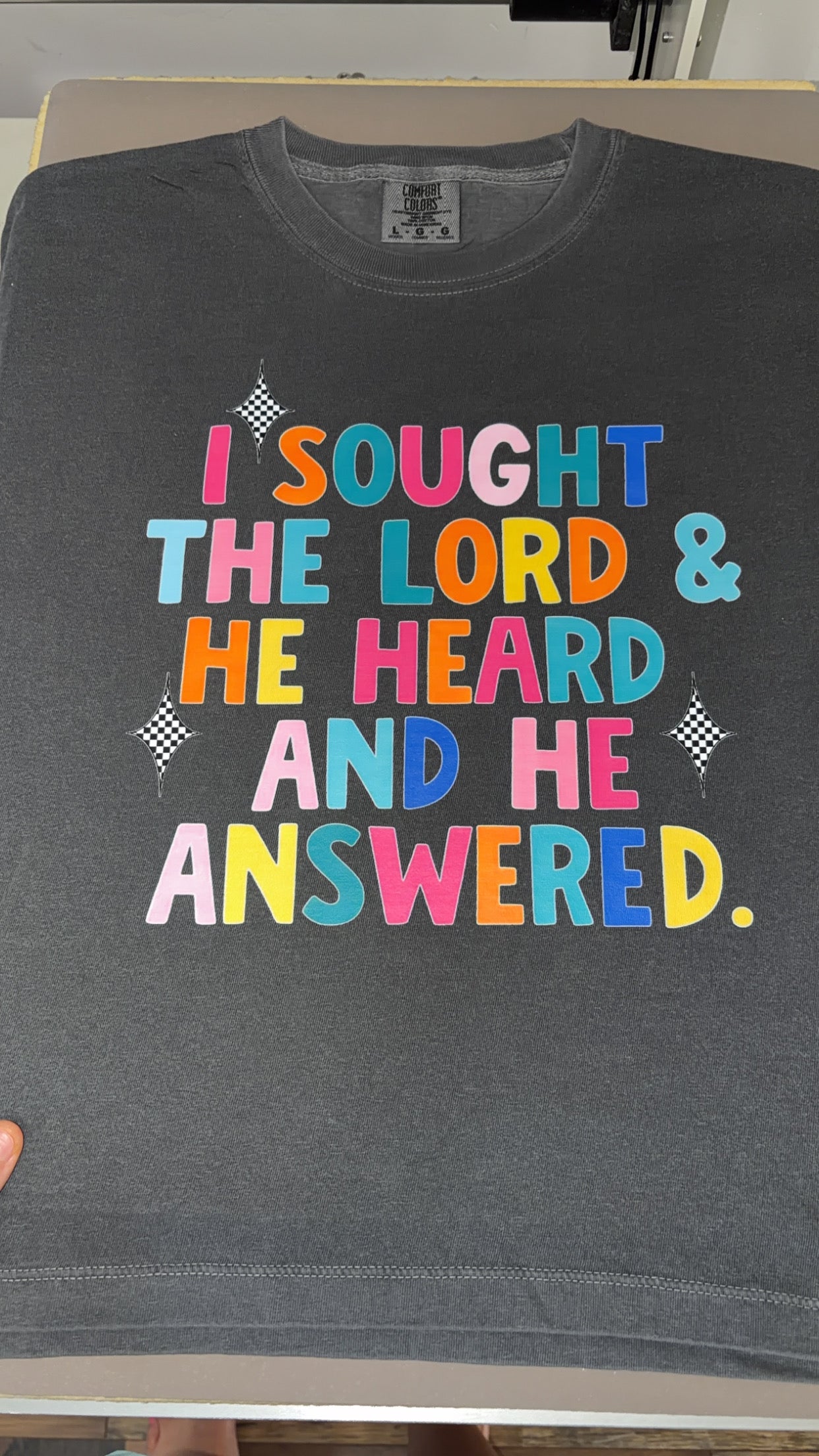 I sought the lord