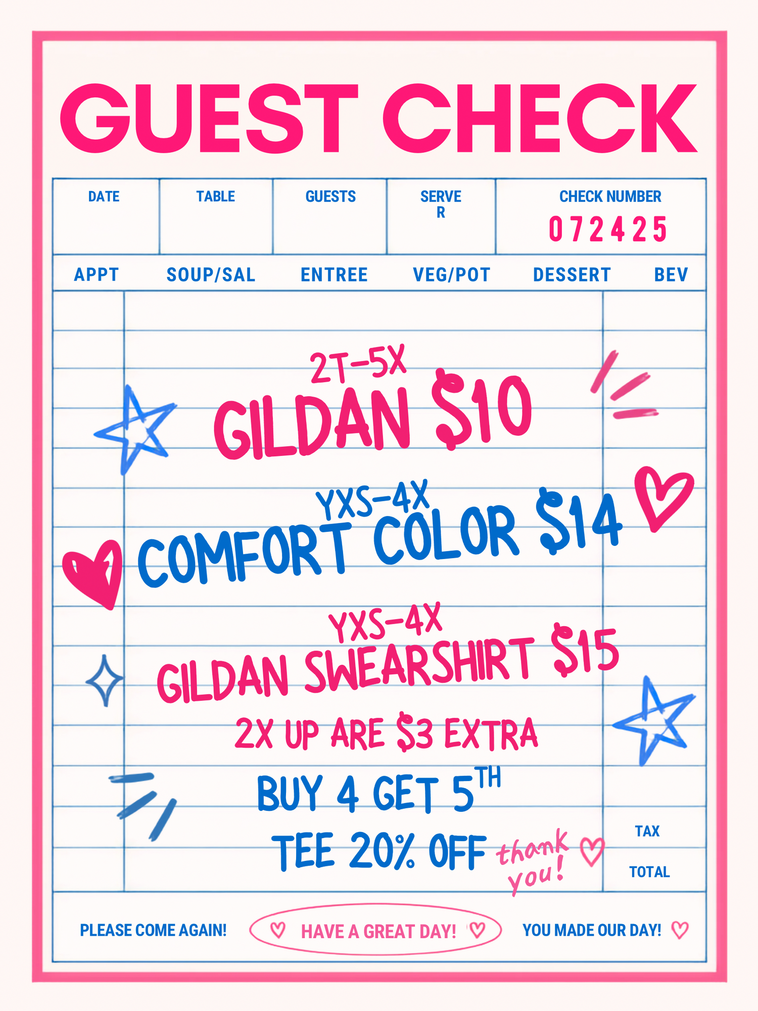 Comfort Color Tee Sale