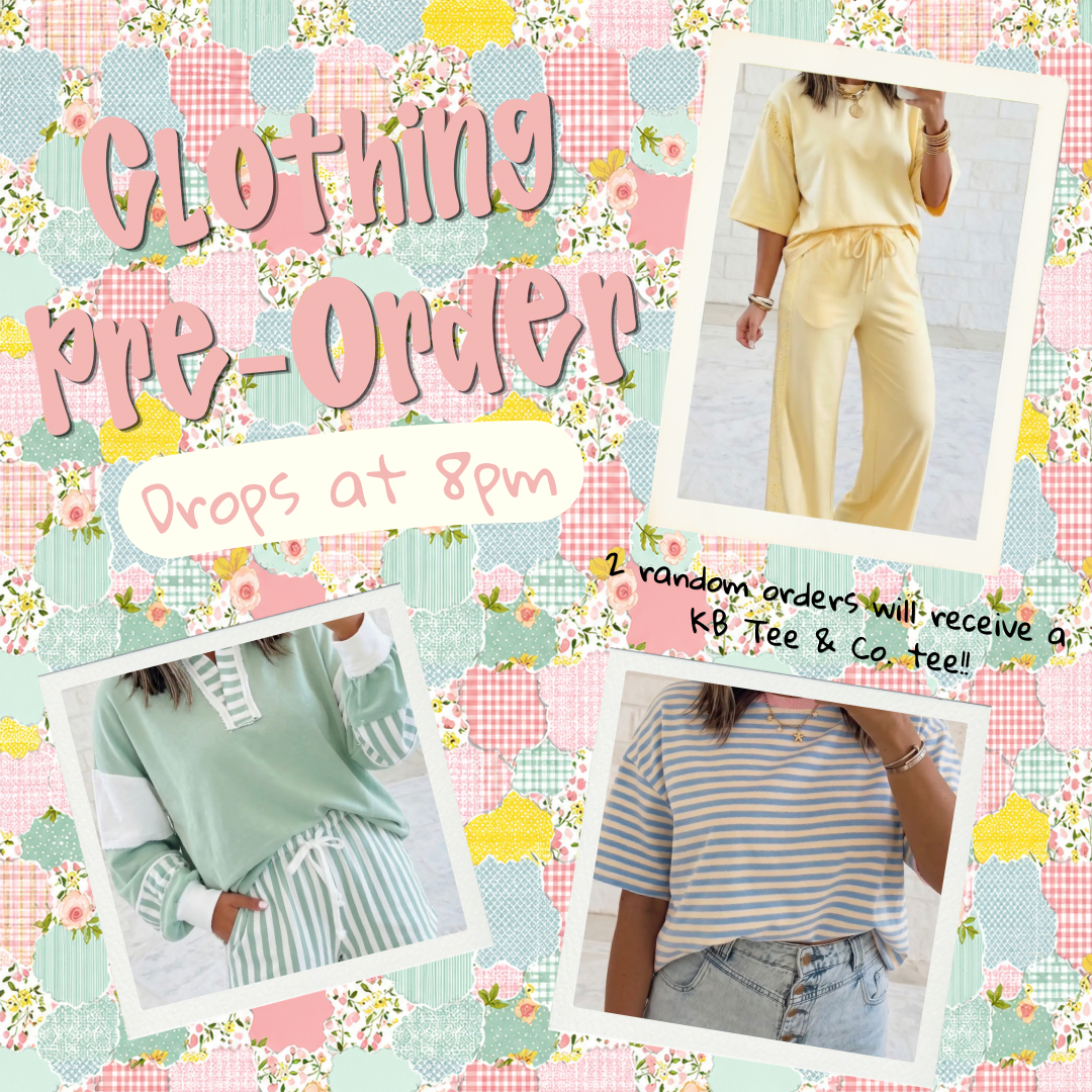Clothing Preorder Drop