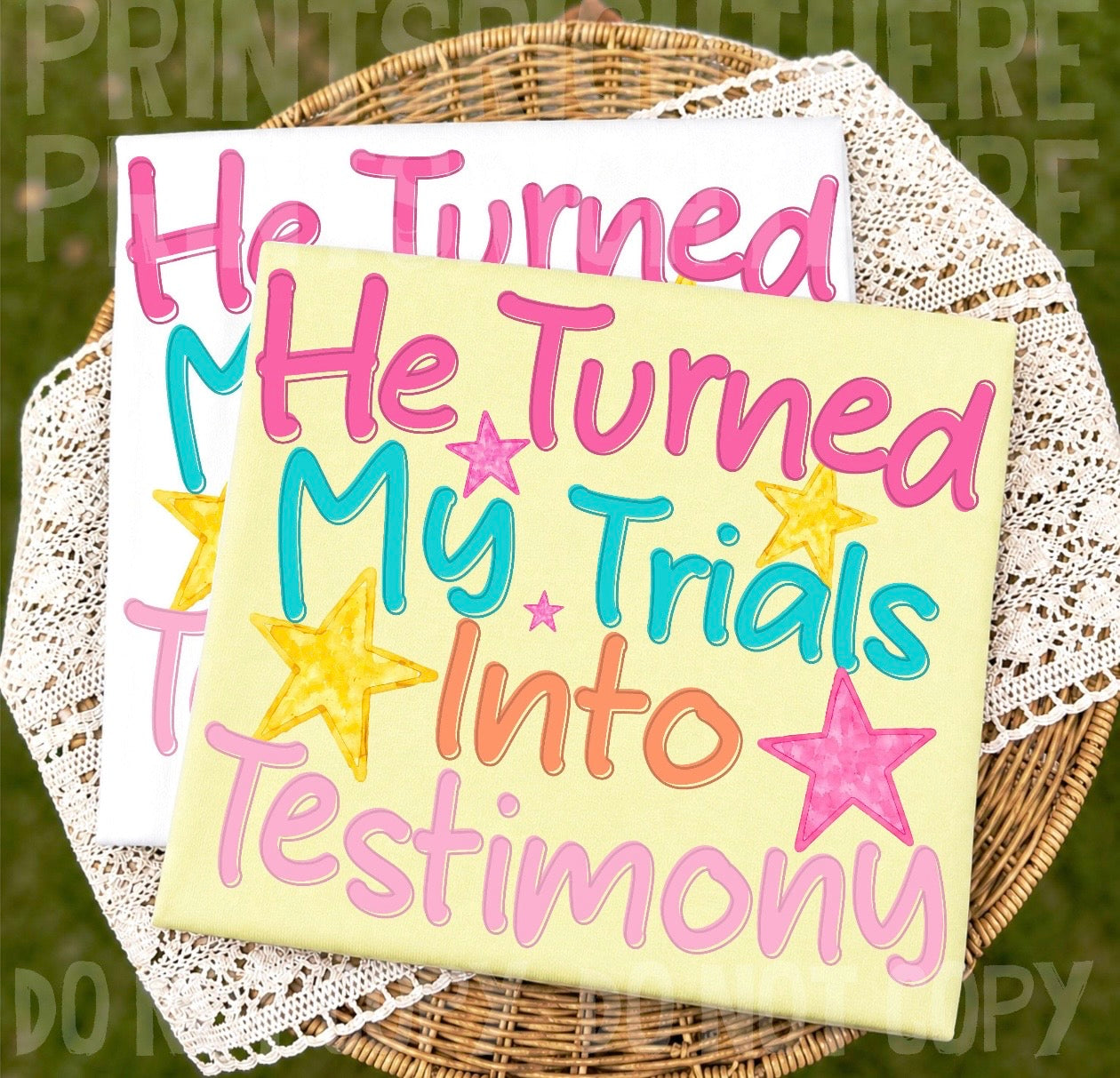 He turned my trials into testimony