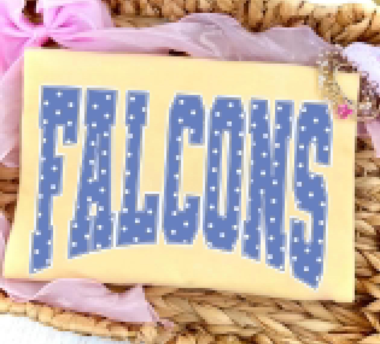 Blue Polka Dot Mascot- Comfort Color