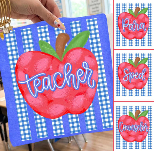 Teacher Striped Comfort Color