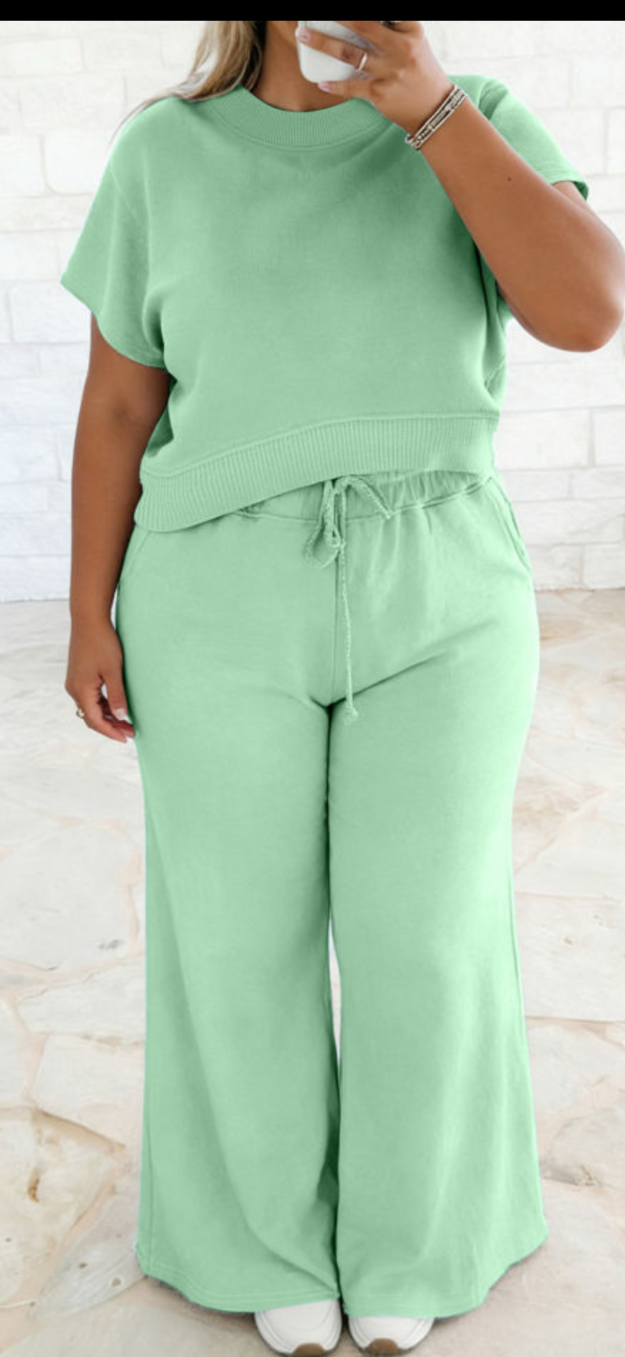 Aqua Pants Set